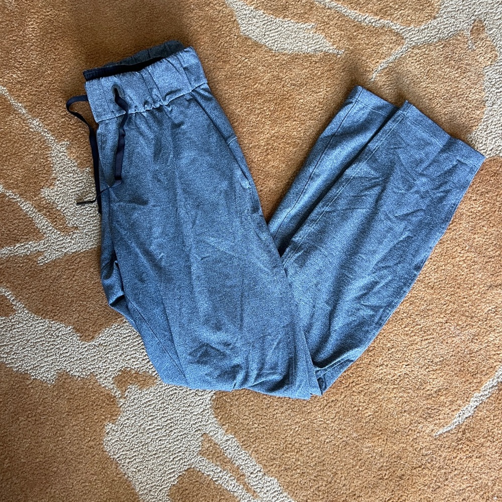 lululemon athletica Gray Track Joggers with Elastic Waistband
